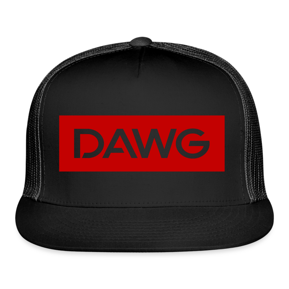 R.E.D.DAWG COLLECTION trucker hat - black/black