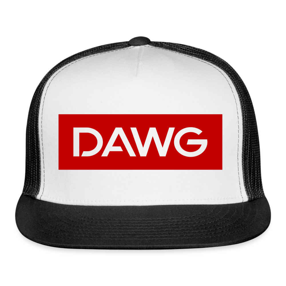 R.E.D.DAWG COLLECTION trucker hat - white/black