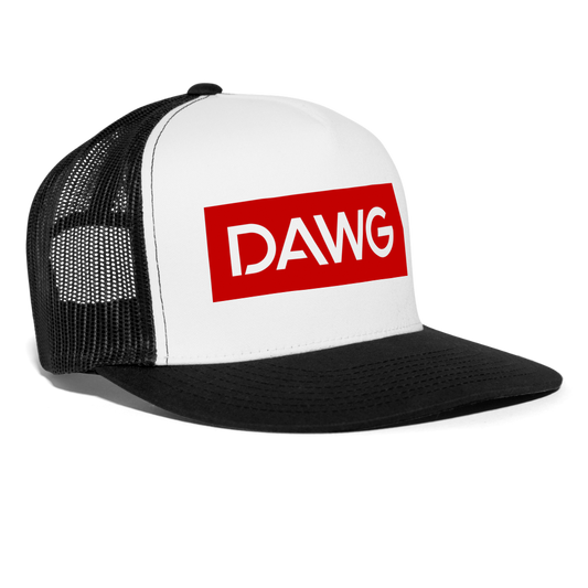 R.E.D.DAWG COLLECTION trucker hat - white/black