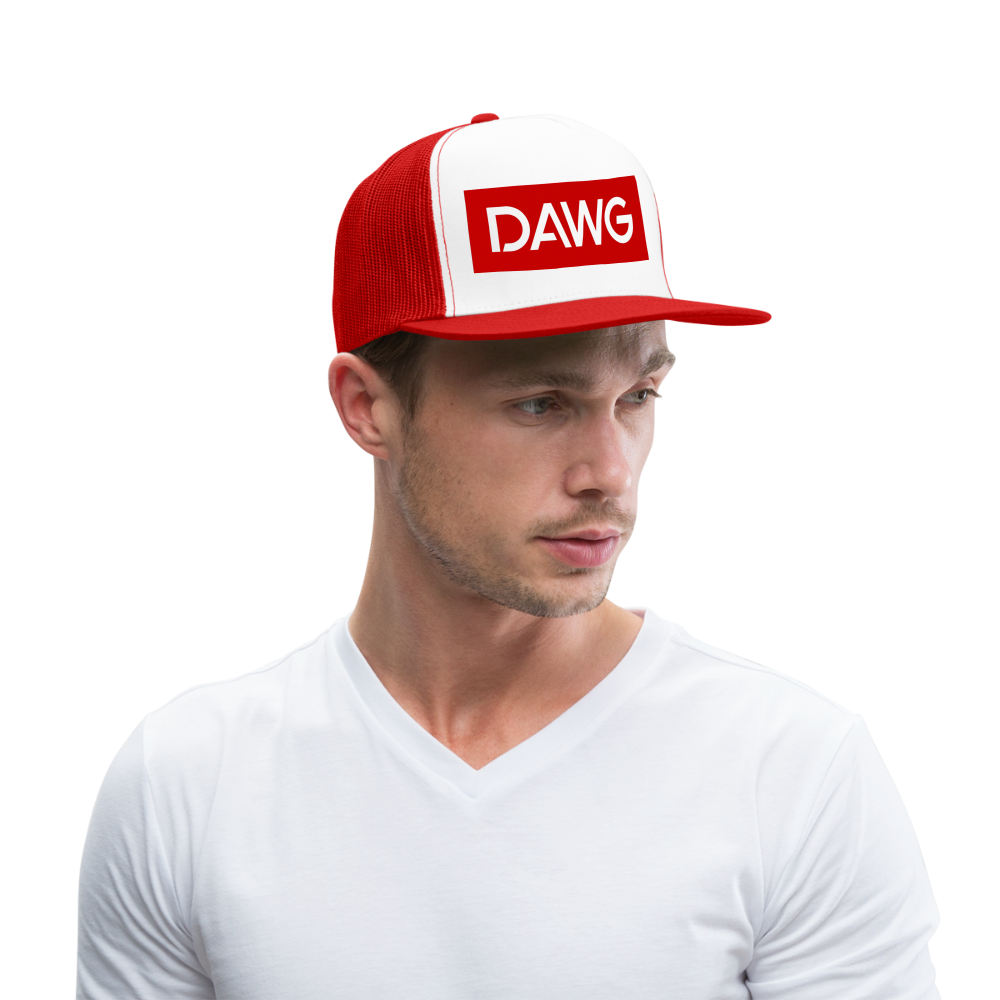 R.E.D.DAWG COLLECTION trucker hat - white/red