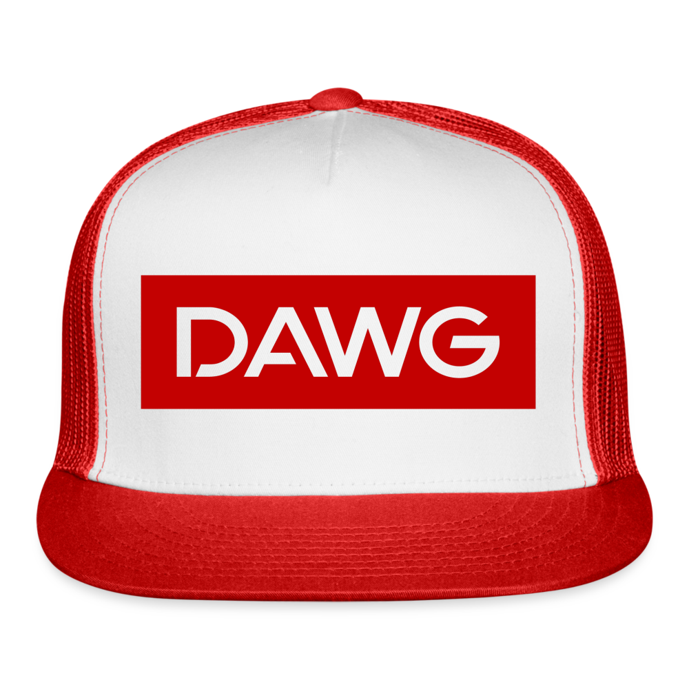 R.E.D.DAWG COLLECTION trucker hat - white/red