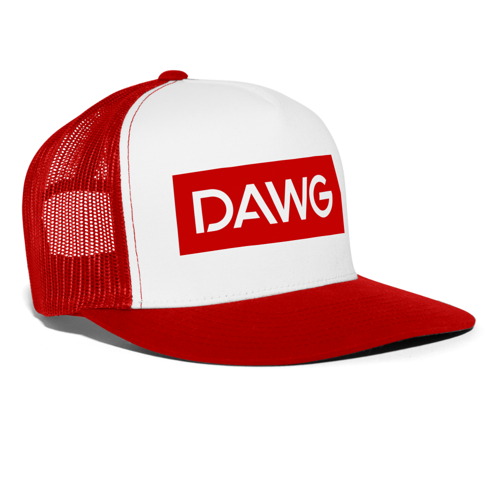 R.E.D.DAWG COLLECTION trucker hat - white/red