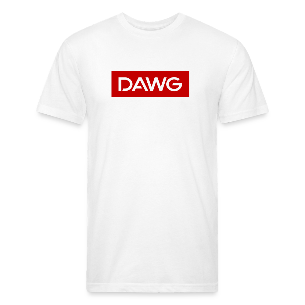 R.E.D. DAWG COLLECTION Fitted Cotton/Poly T-Shirt - white