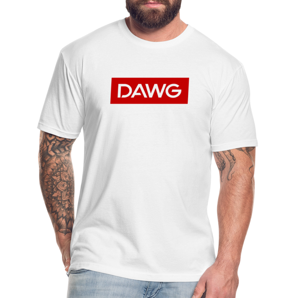 R.E.D. DAWG COLLECTION Fitted Cotton/Poly T-Shirt - white