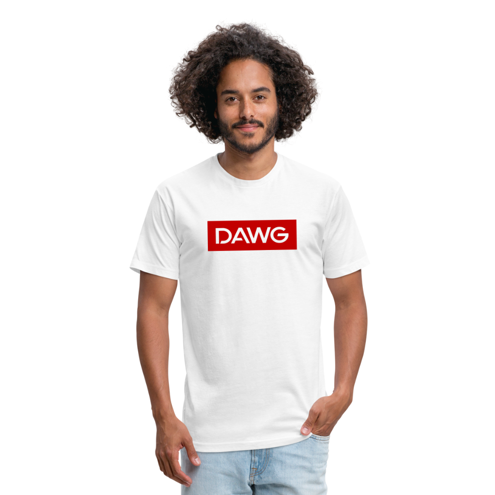 R.E.D. DAWG COLLECTION Fitted Cotton/Poly T-Shirt - white