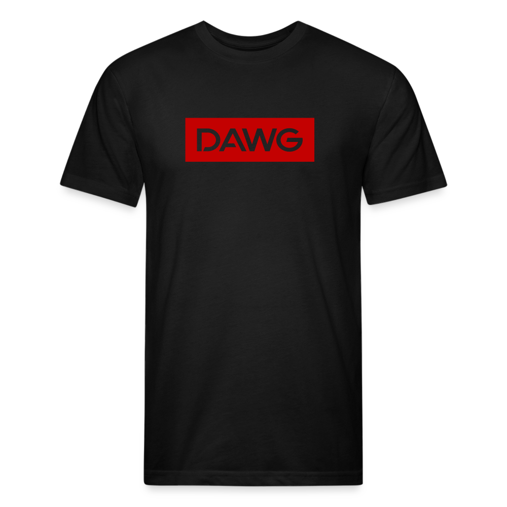 R.E.D. DAWG COLLECTION Fitted Cotton/Poly T-Shirt - black