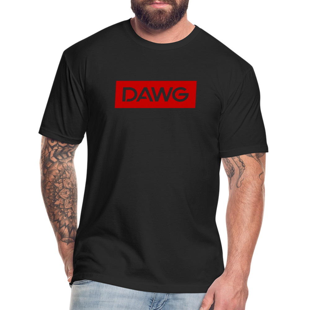 R.E.D. DAWG COLLECTION Fitted Cotton/Poly T-Shirt - black